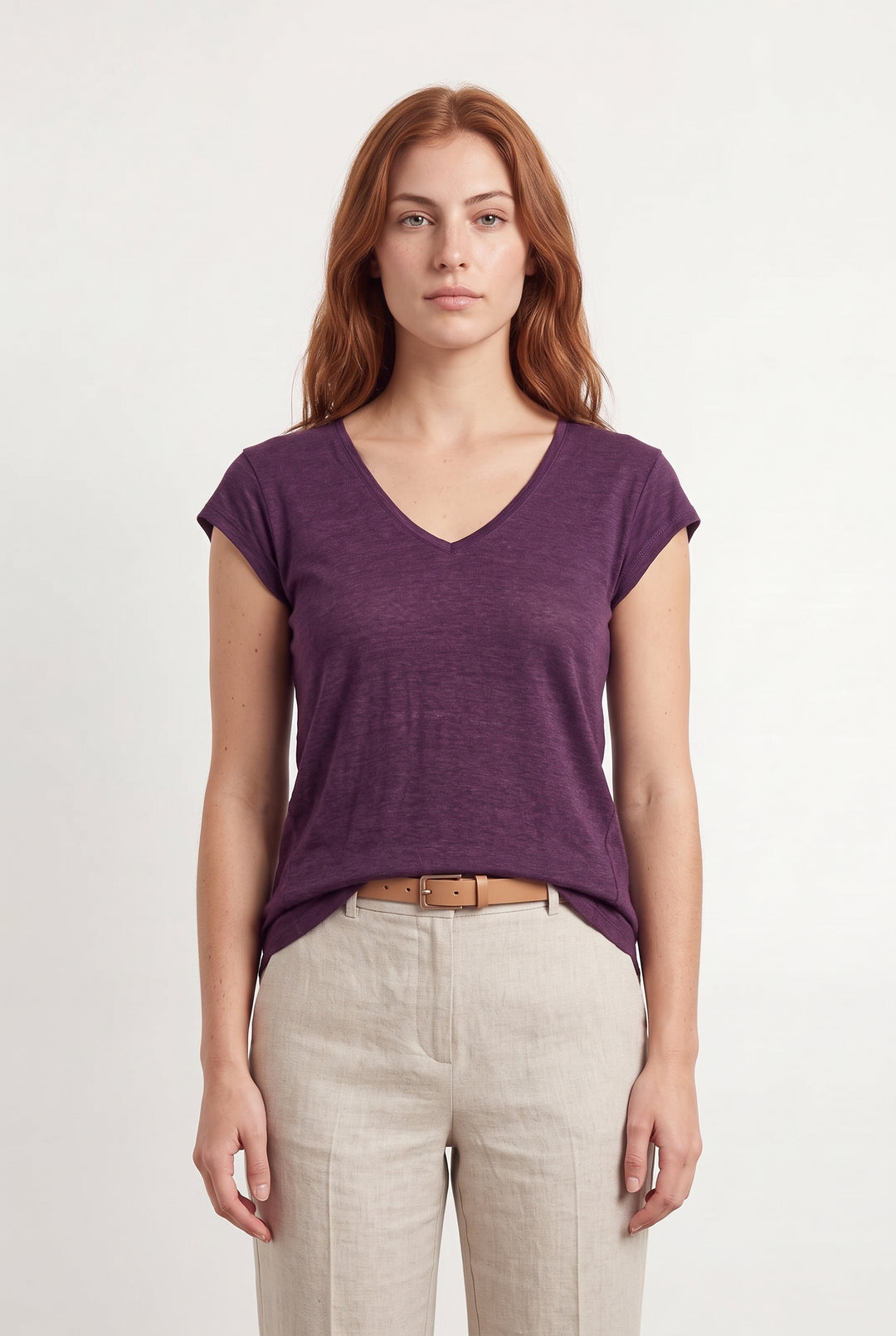 Tee-shirt Bordeaux - Taille M/38 de la marque La Fée Maraboutée | PARAD120054 - Vendu par Paradigme - Image 1