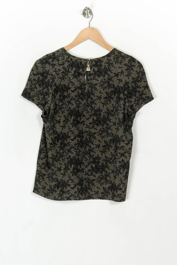 Blouse Verte et Noire - Taille M/38 de la marque IKKS | PARAD120059 - Vendu par Paradigme - Image 5
