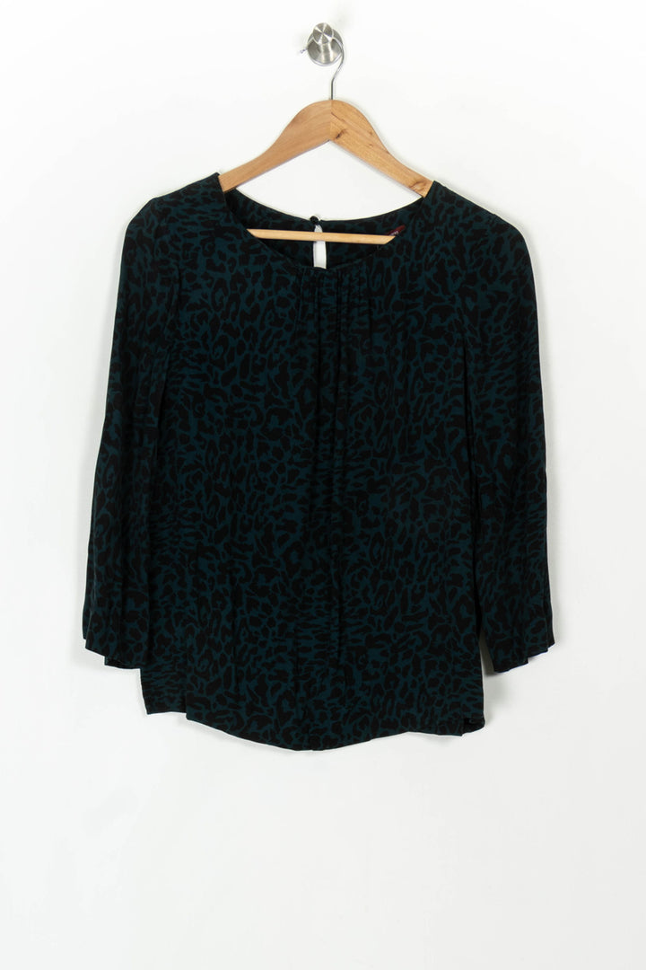 Blouse Noire et Verte - Taille M/38 de la marque Comptoir des Cotonniers | PARAD120063 - Vendu par Paradigme - Image 2
