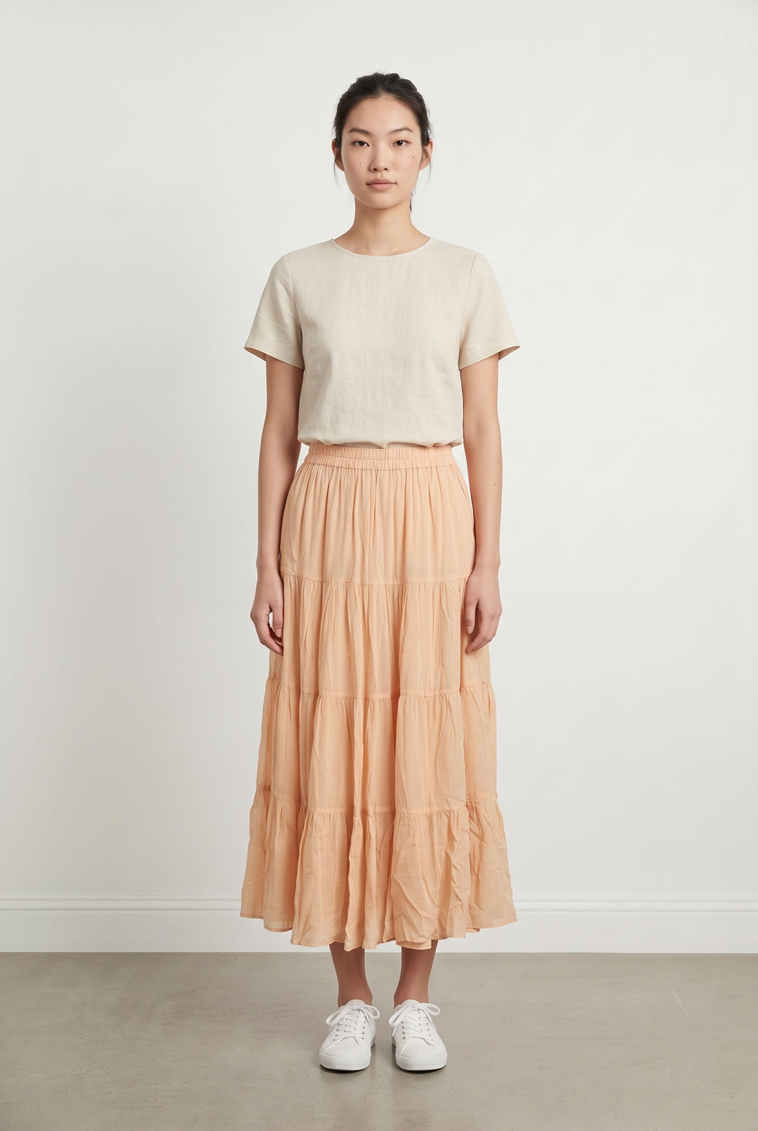 Jupe Longue Rose - Taille S/36 de la marque Petite Mendigote | PARAD120065 - Vendu par Paradigme - Image 1