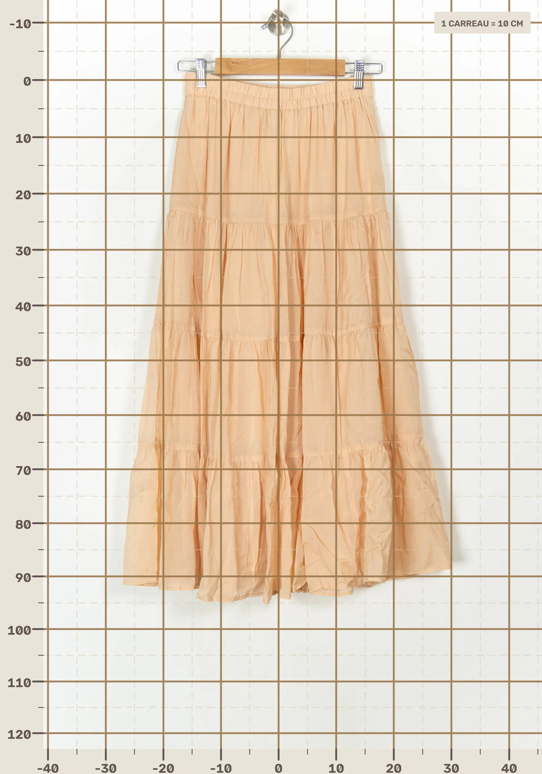 Jupe Longue Rose - Taille S/36 de la marque Petite Mendigote | PARAD120065 - Vendu par Paradigme - Image 4