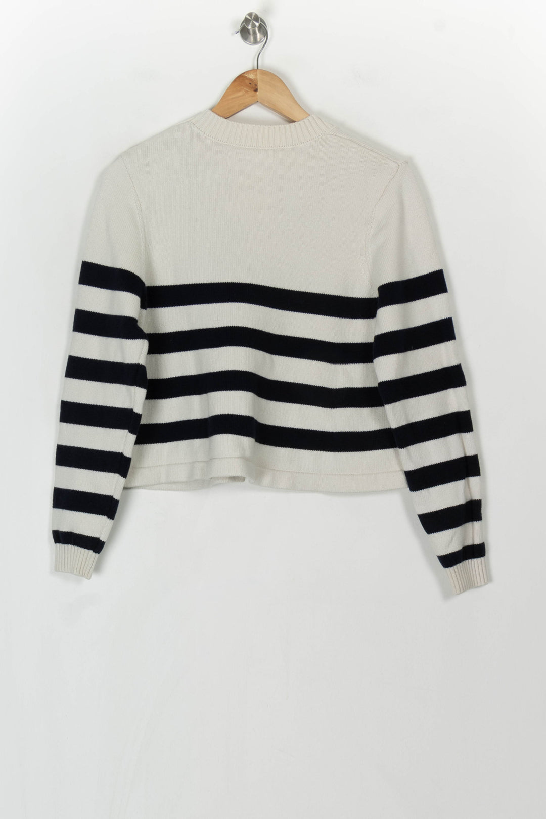 Pull Rayé Bleu et Blanc - Taille M/38 de la marque ba&amp;sh | PARAD120068 - Vendu par Paradigme - Image 5