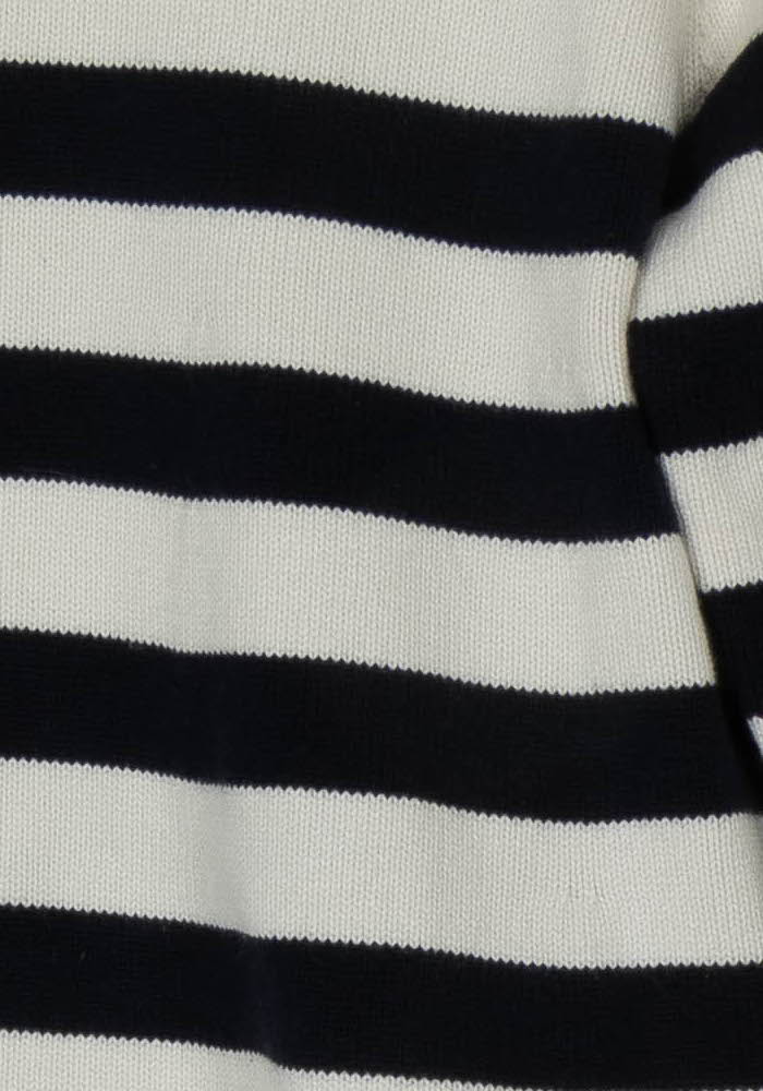 Pull Rayé Bleu et Blanc - Taille M/38 de la marque ba&amp;sh | PARAD120068 - Vendu par Paradigme - Image 3