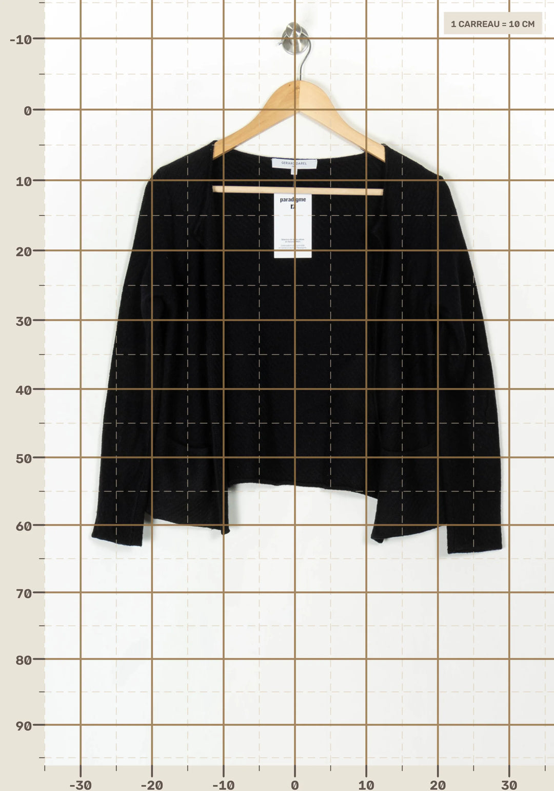 Cardigan Noir - Taille S/36 de la marque Gerard Darel | PARAD120071 - Vendu par Paradigme - Image 4