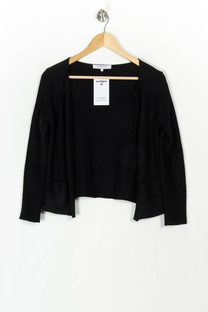 Cardigan Noir - Taille S/36 de la marque Gerard Darel | PARAD120071 - Vendu par Paradigme - Image 2