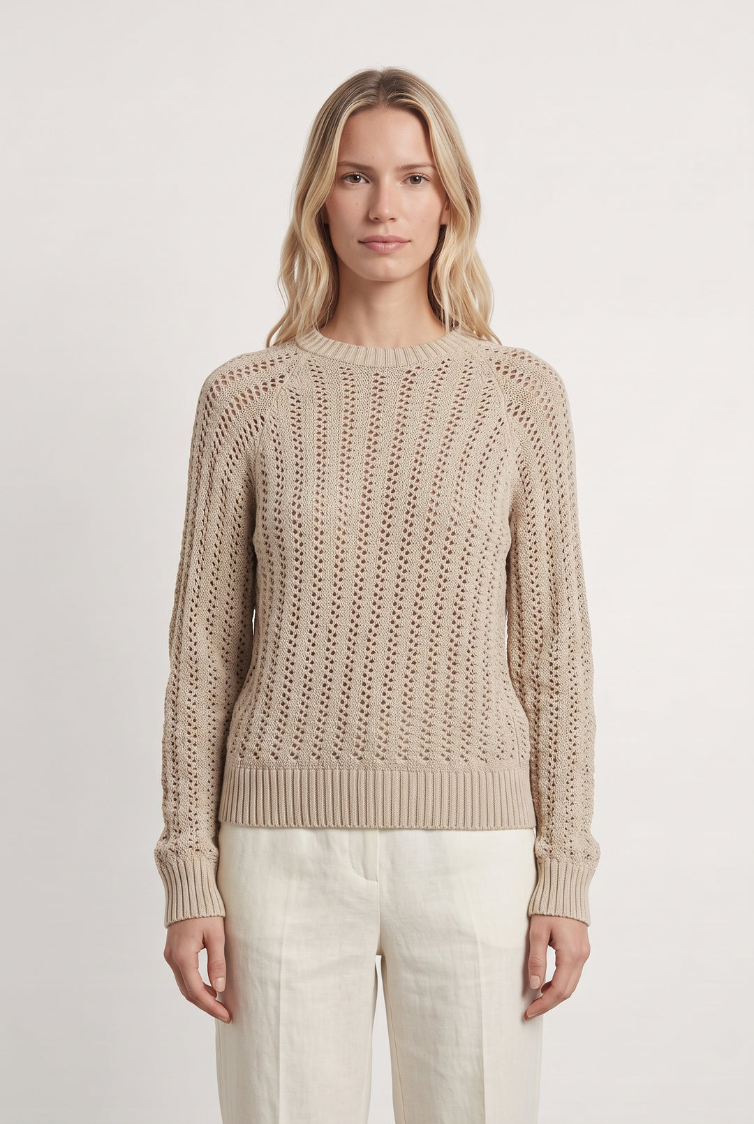 Pull Beige - Taille S/36 de la marque Sud express | PARAD120072 - Vendu par Paradigme - Image 1