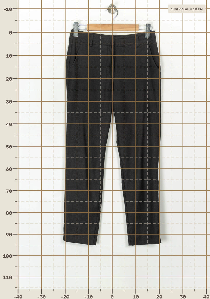 Pantalon Gris - Taille S/36 de la marque La Fée Maraboutée | PARAD120074 - Vendu par Paradigme - Image 4