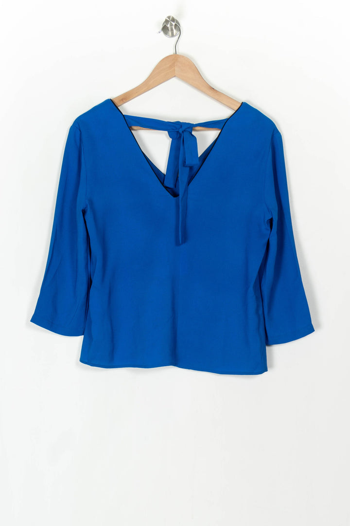 Blouse Bleue - Taille S/36 de la marque Claudie Pierlot | PARAD120075 - Vendu par Paradigme - Image 5