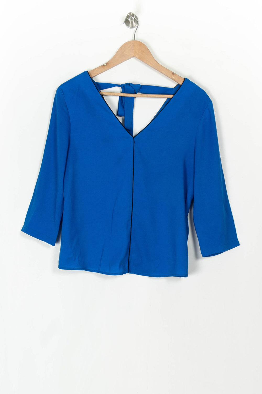 Blouse Bleue - Taille S/36 de la marque Claudie Pierlot | PARAD120075 - Vendu par Paradigme - Image 2