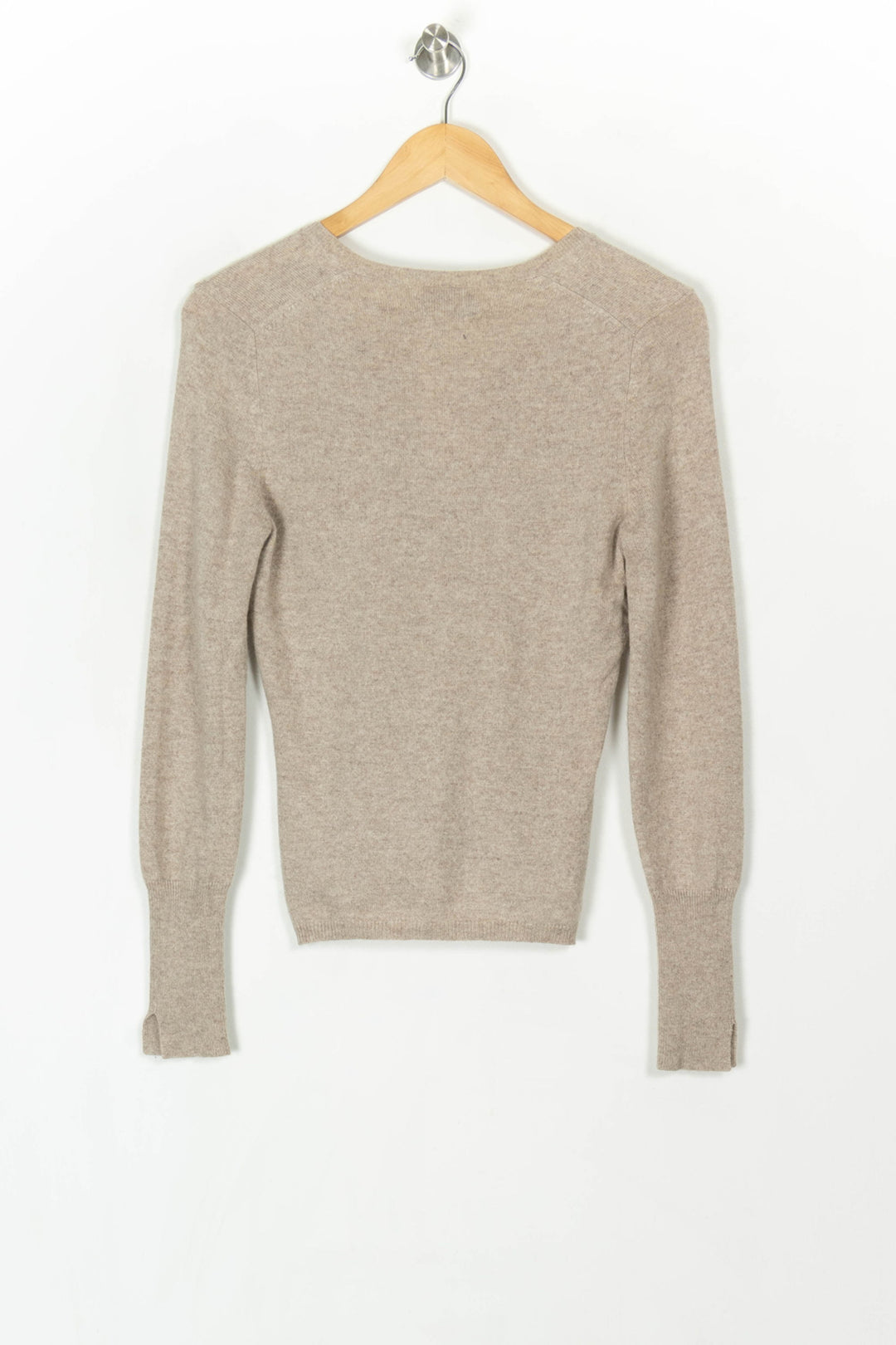 Pull Beige - Taille S/36 de la marque Eric Bompard | PARAD120076 - Vendu par Paradigme - Image 5