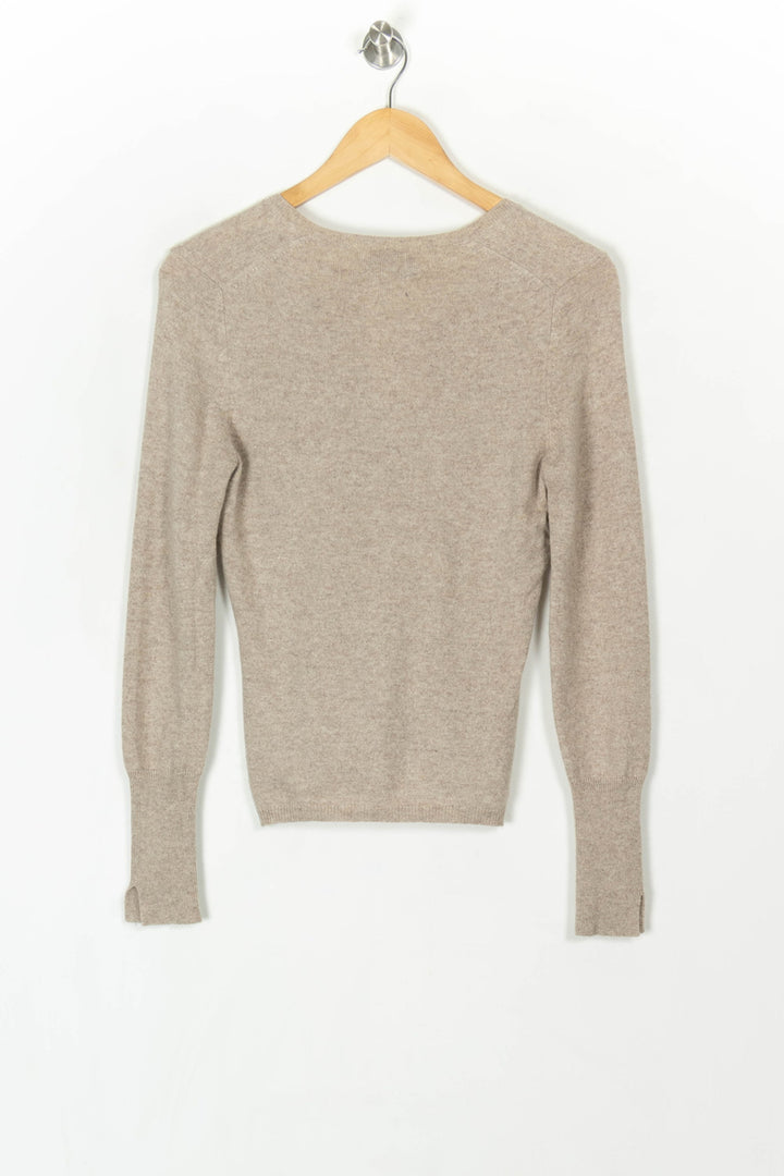 Pull Beige - Taille S/36 de la marque Eric Bompard | PARAD120076 - Vendu par Paradigme - Image 5
