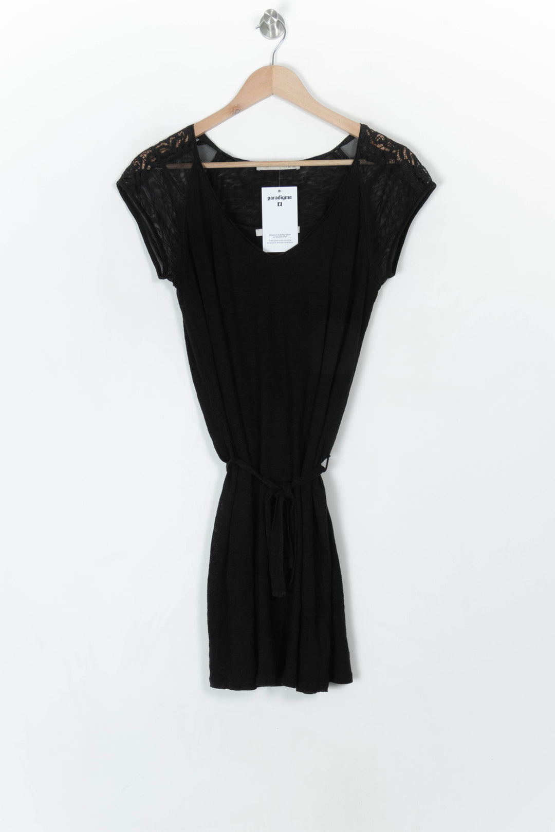 Robe Courte Noire - Taille M/38 de la marque IKKS | PARAD120077 - Vendu par Paradigme - Image 2