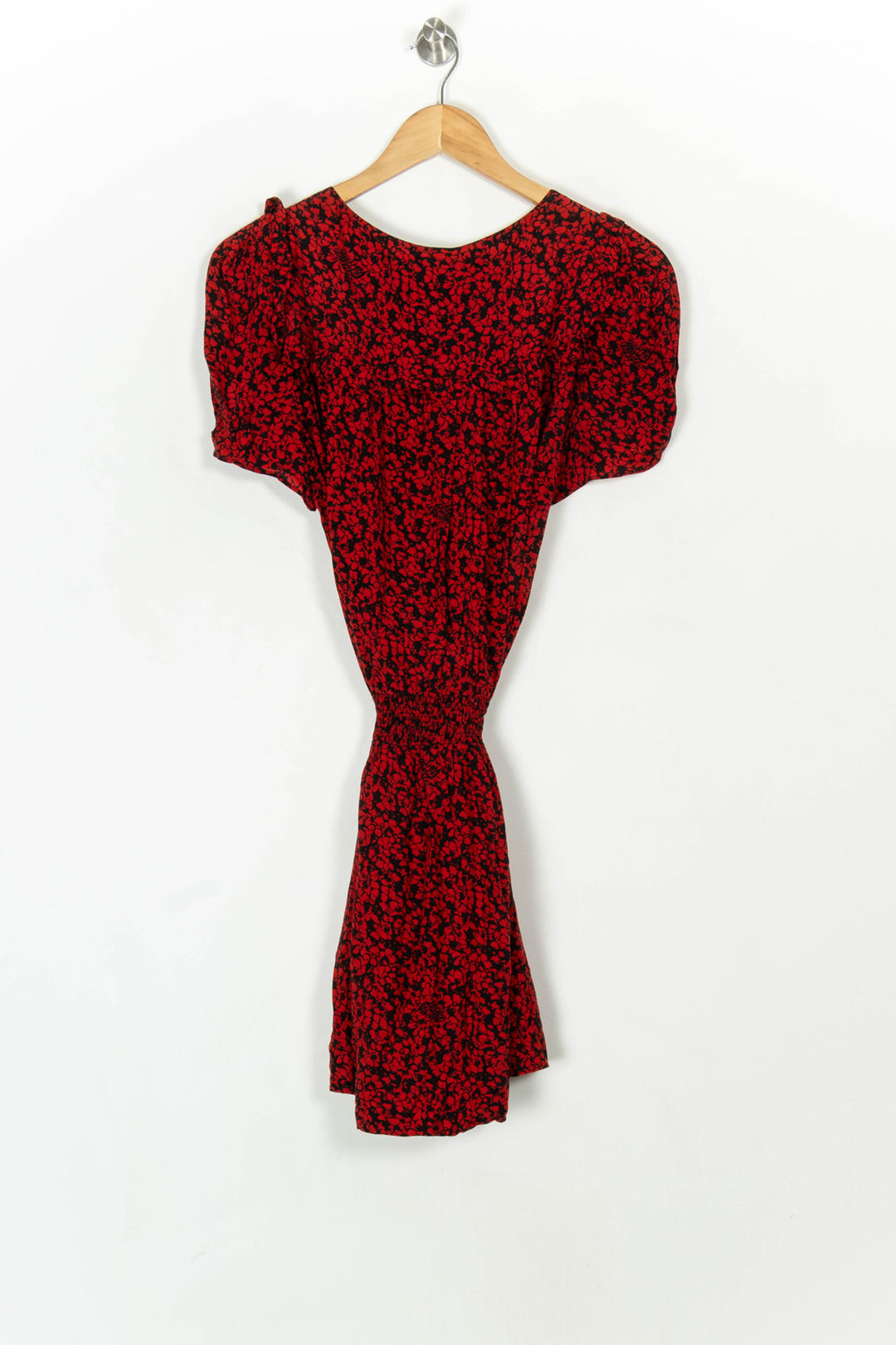 Robe portefeuille rouge et noire - Taille S/36 de la marque Zadig&amp;Voltaire | PARAD120088 - Vendu par Paradigme - Image 5