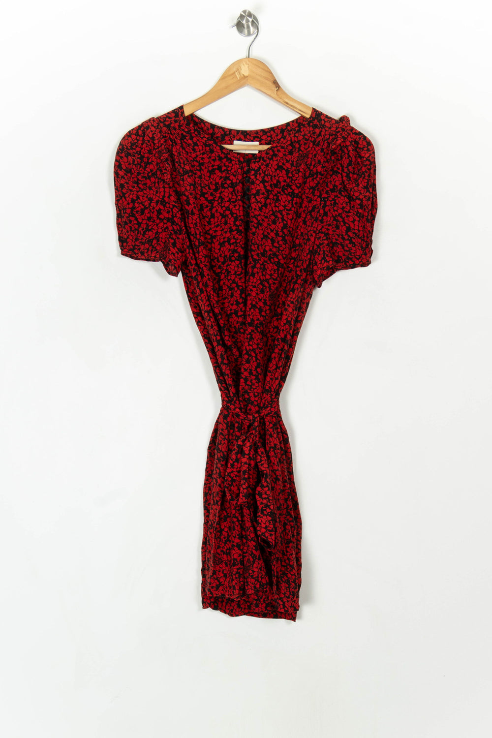 Robe portefeuille rouge et noire - Taille S/36 de la marque Zadig&Voltaire | PARAD120088 - Vendu par Paradigme - Image 2
