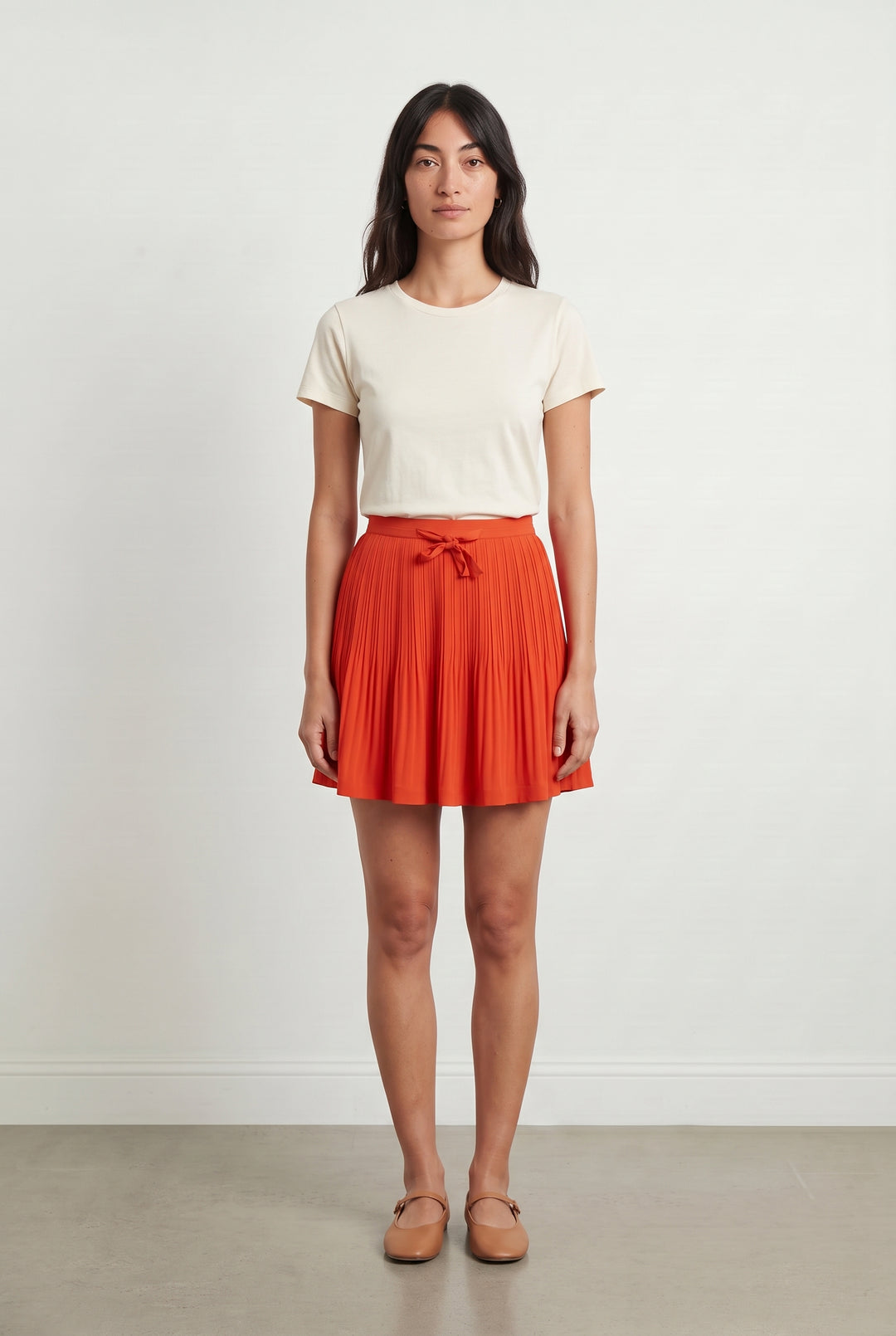 Jupe Plissée Rouge - Taille S/36 de la marque Comptoir des Cotonniers | PARAD120093 - Vendu par Paradigme - Image 1