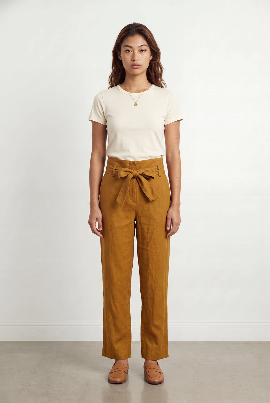 Pantalon Large Orange - Taille M/38 de la marque Sézane | PARAD120097 - Vendu par Paradigme - Image 1