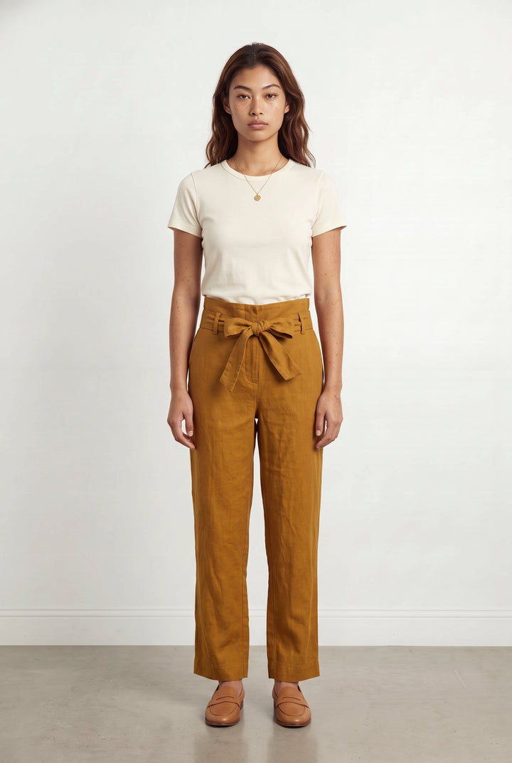 Pantalon Large Orange - Taille M/38 de la marque Sézane | PARAD120097 - Vendu par Paradigme - Image 1