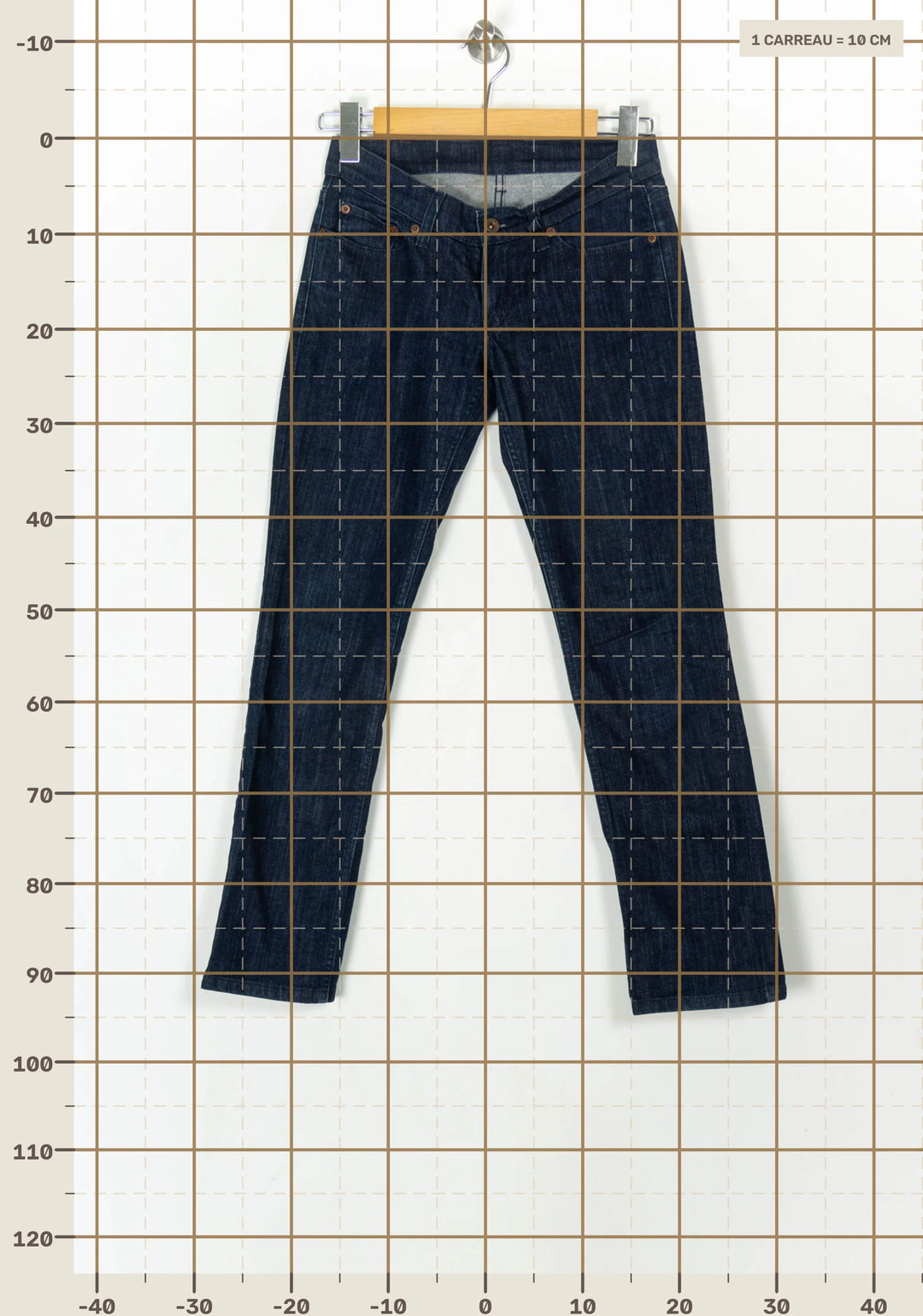 Jean Droit Bleu - Taille S/36 de la marque Levi&