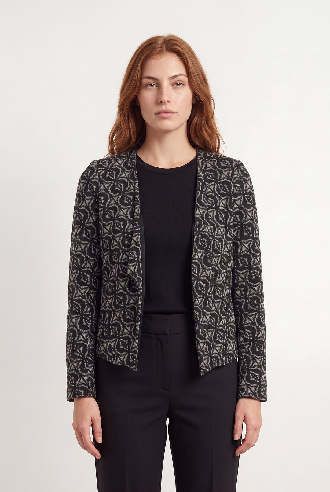 Veste Noire et Grise - Taille S/36 de la marque IKKS | PARAD120102 - Vendu par Paradigme - Image 1