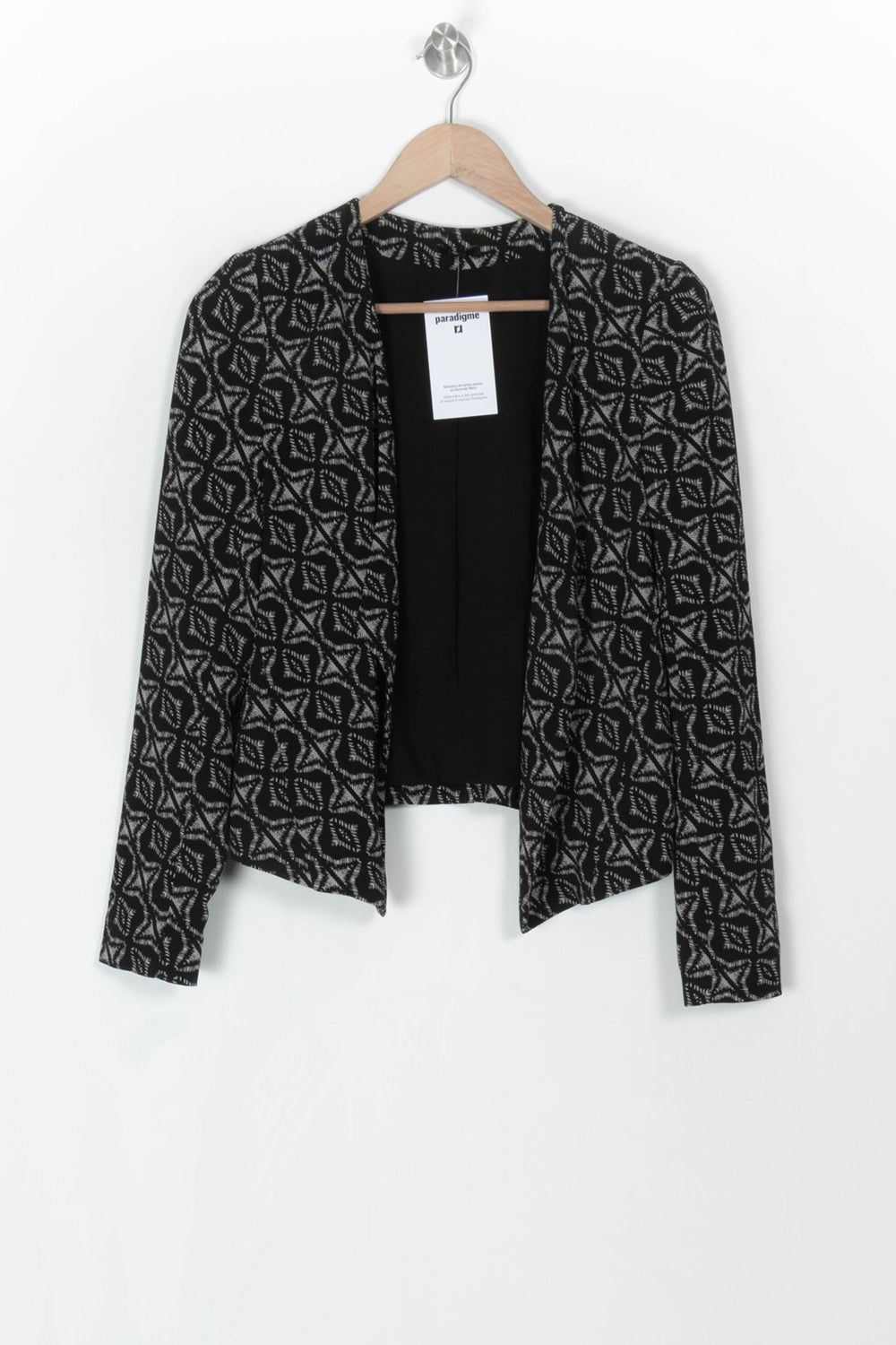 Veste Noire et Grise - Taille S/36 de la marque IKKS | PARAD120102 - Vendu par Paradigme - Image 2