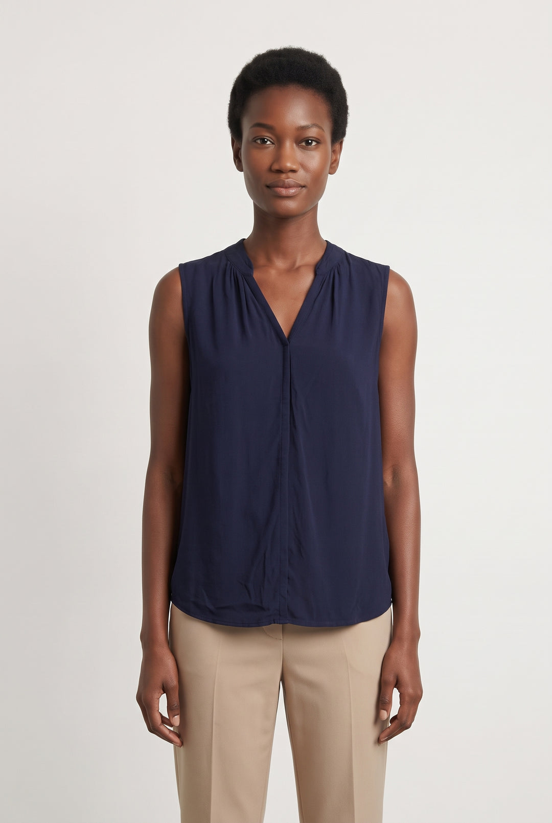 Blouse Sans Manches Bleue - Taille S/36 de la marque Comptoir des Cotonniers | PARAD120104 - Vendu par Paradigme - Image 1