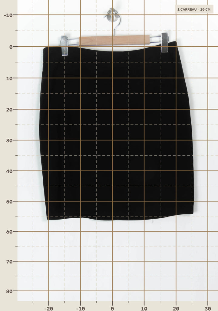 Jupe Droite Noire - Taille XXL/44 de la marque Maison 123 | PARAD120105 - Vendu par Paradigme - Image 4
