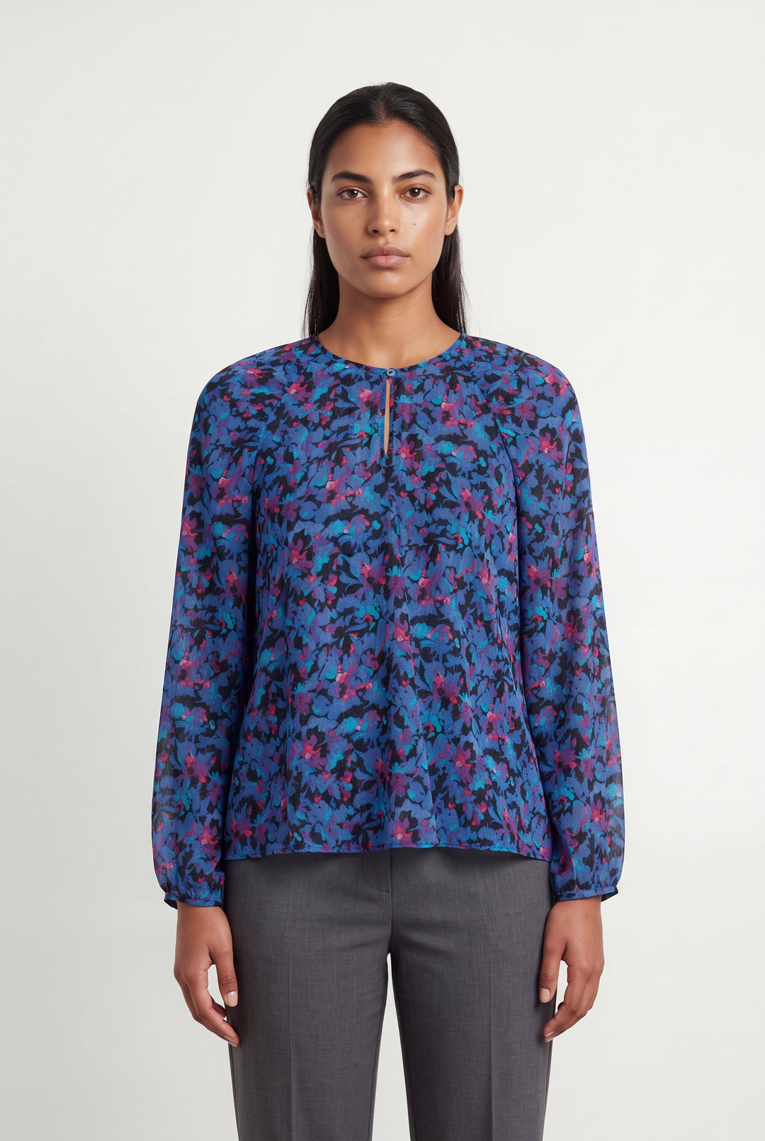 Blouse Bleu et Violet - Taille L/40 de la marque One Step | PARAD120109 - Vendu par Paradigme - Image 1