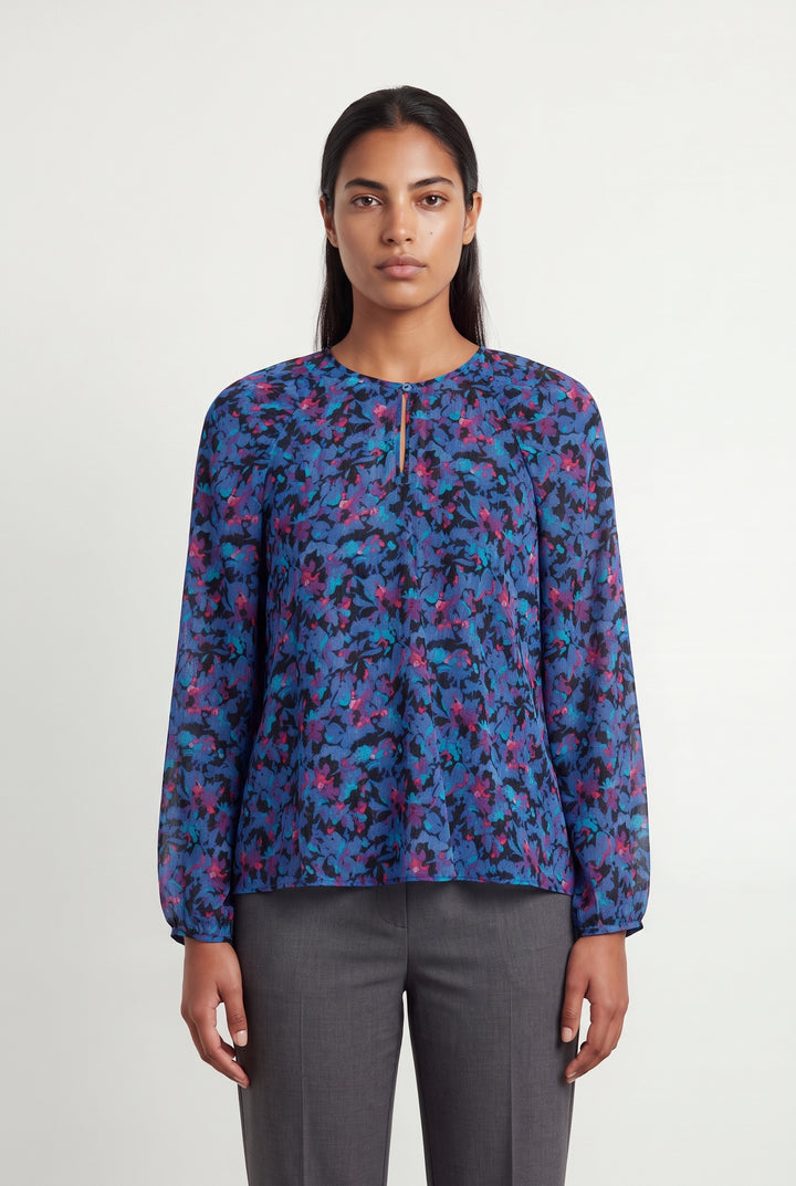 Blouse Bleu et Violet - Taille L/40 de la marque One Step | PARAD120109 - Vendu par Paradigme - Image 1