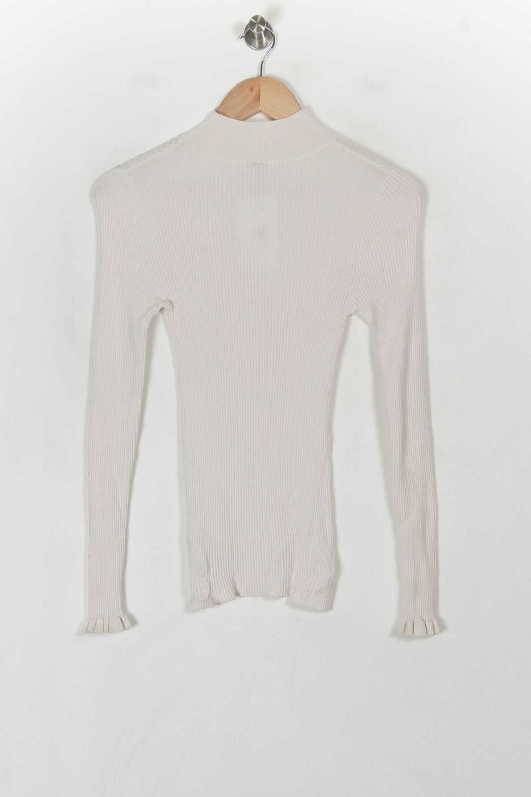 Pull Blanc - Taille M/38 de la marque Indies | PARAD120113 - Vendu par Paradigme - Image 5