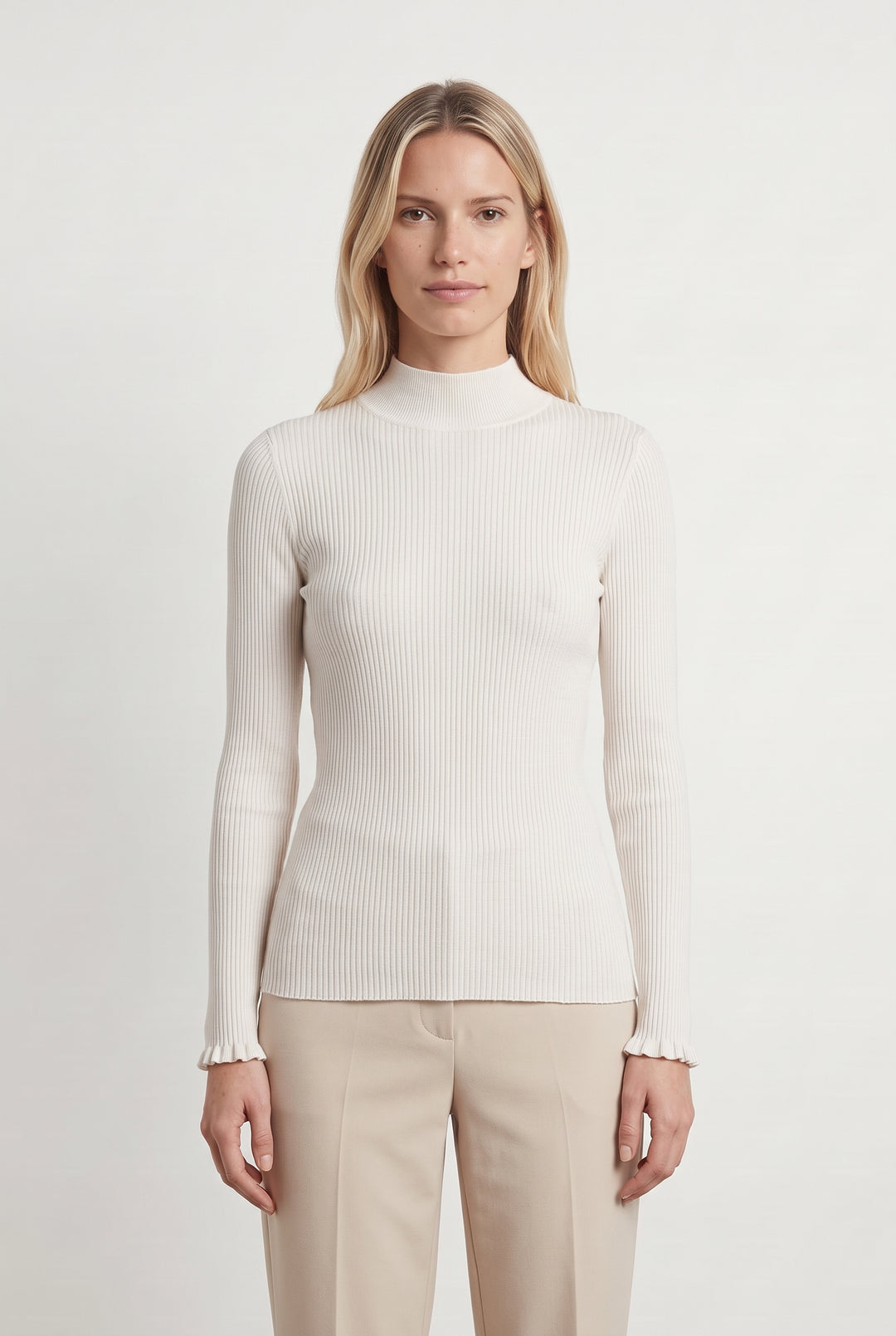 Pull Blanc - Taille M/38 de la marque Indies | PARAD120113 - Vendu par Paradigme - Image 1