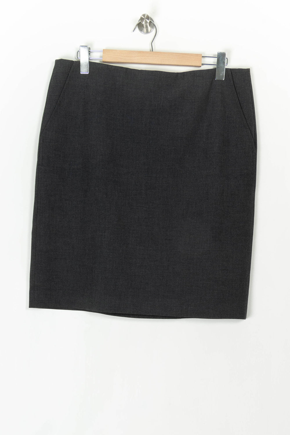 Jupe Droite Grise - Taille XXXL/46 de la marque Gerard Darel | PARAD120116 - Vendu par Paradigme - Image 2