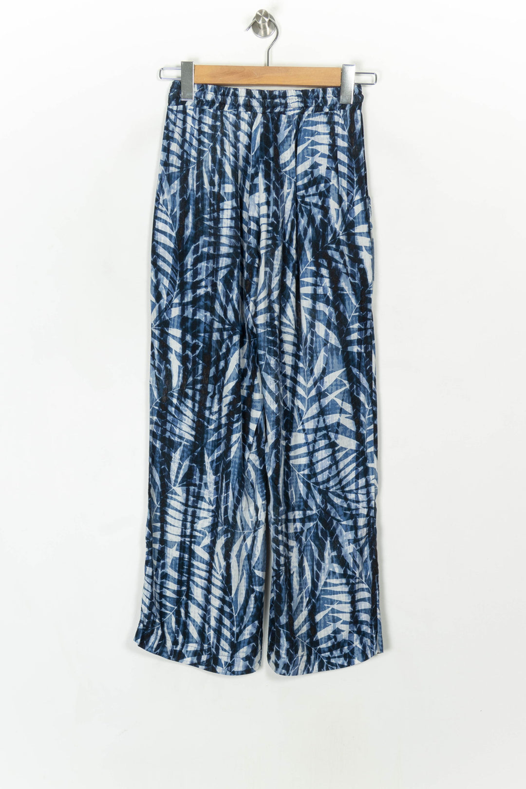 Pantalon Large Bleu et Blanc - Taille XS/34 de la marque La Fée Maraboutée | PARAD120117 - Vendu par Paradigme - Image 5
