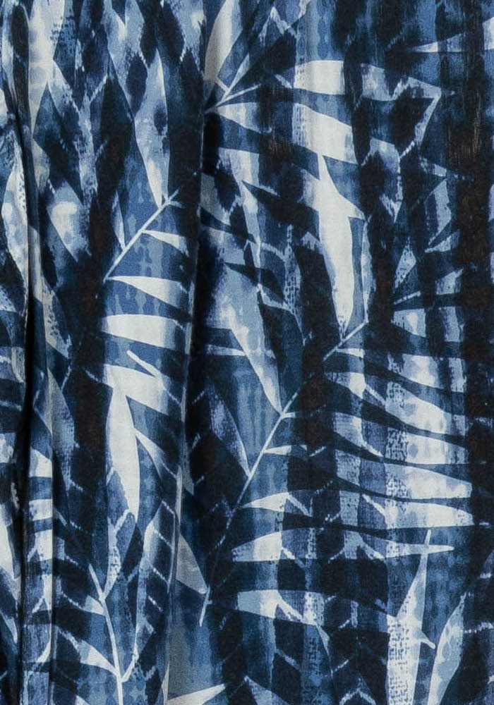 Pantalon Large Bleu et Blanc - Taille XS/34 de la marque La Fée Maraboutée | PARAD120117 - Vendu par Paradigme - Image 3