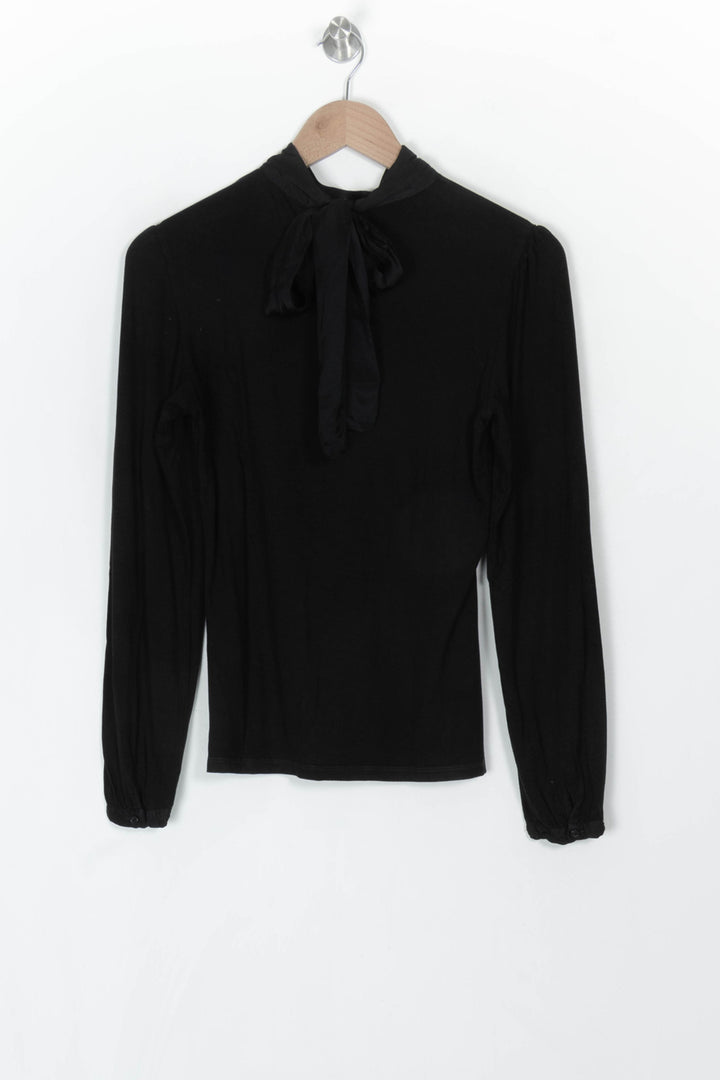 Tee-shirt Manches Longues Noir - Taille XS/34 de la marque La Fée Maraboutée | PARAD120122 - Vendu par Paradigme - Image 5