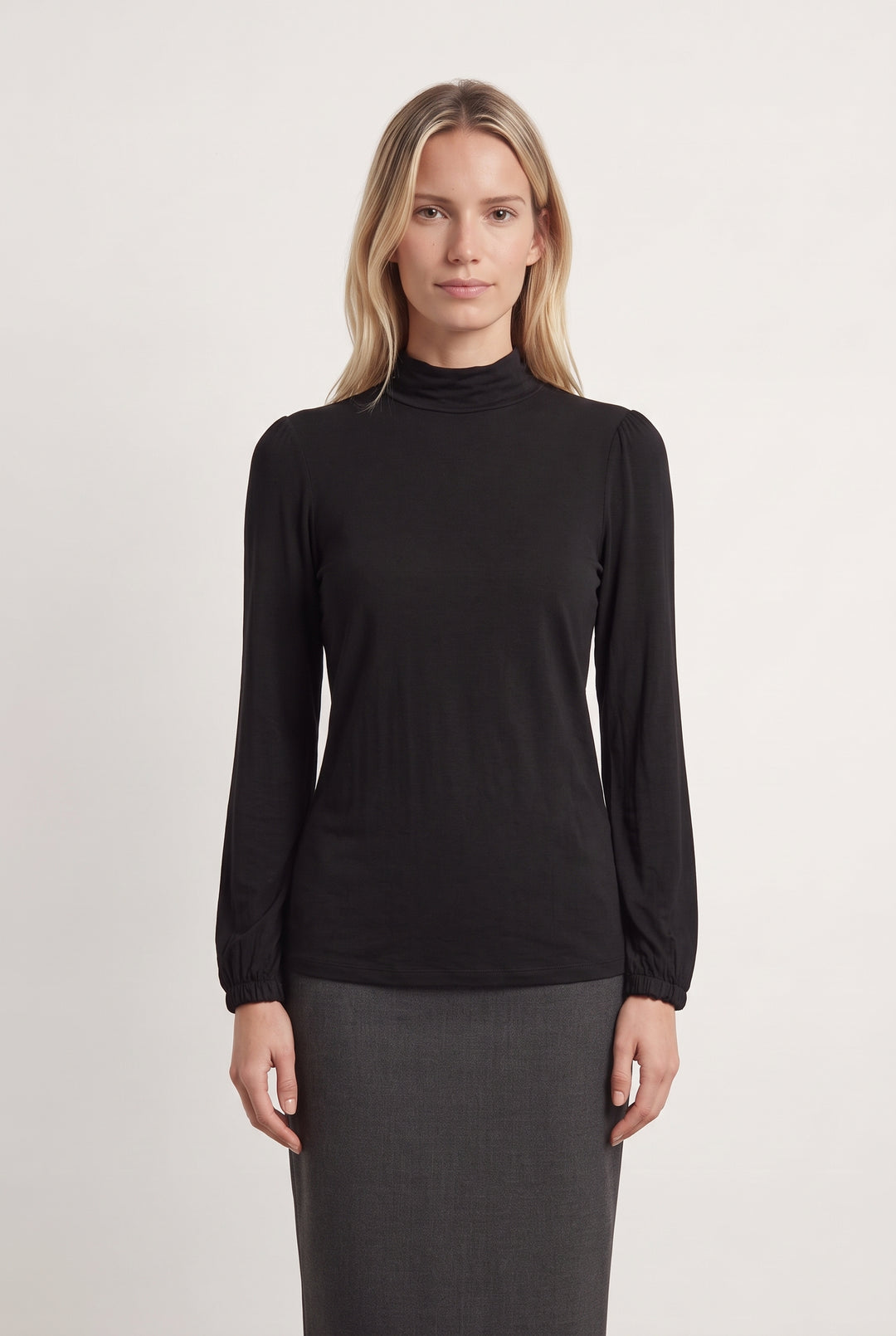 Tee-shirt Manches Longues Noir - Taille XS/34 de la marque La Fée Maraboutée | PARAD120122 - Vendu par Paradigme - Image 1