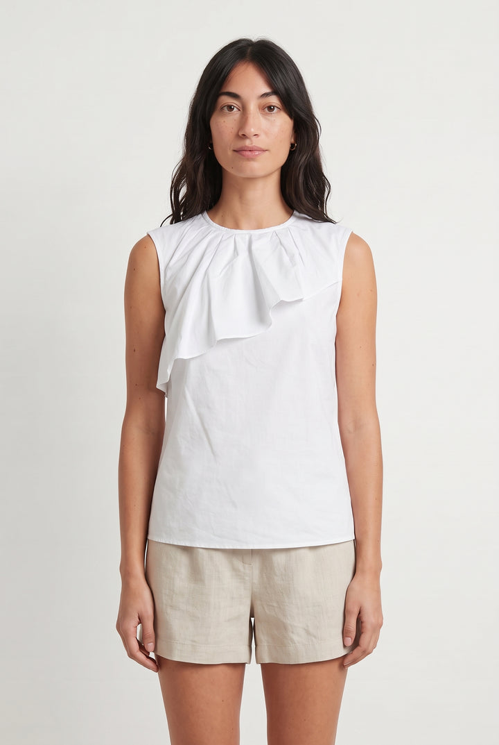 Blouse Blanche - Taille S/36 de la marque La Fée Maraboutée | PARAD120124 - Vendu par Paradigme - Image 1
