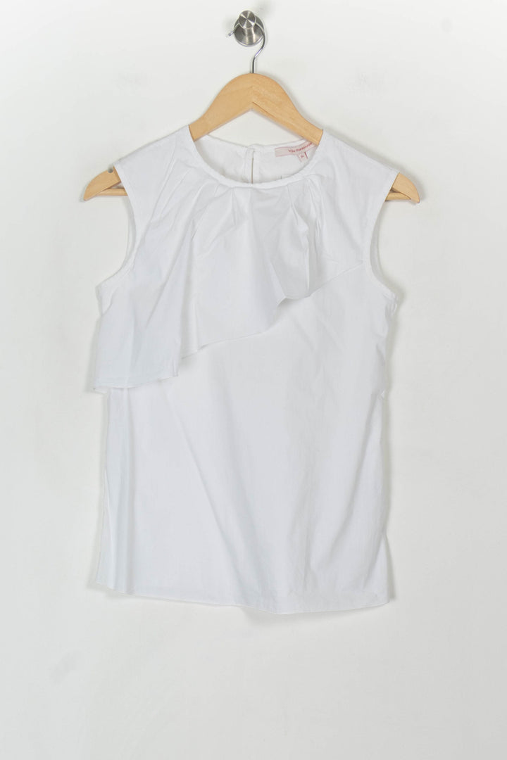 Blouse Blanche - Taille S/36 de la marque La Fée Maraboutée | PARAD120124 - Vendu par Paradigme - Image 2
