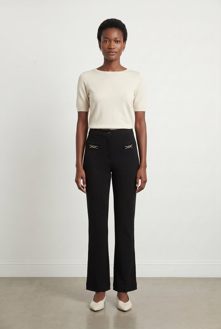 Pantalon Noir - Taille M/38 de la marque Bleu Blanc Rouge | PARAD120127 - Vendu par Paradigme - Image 1