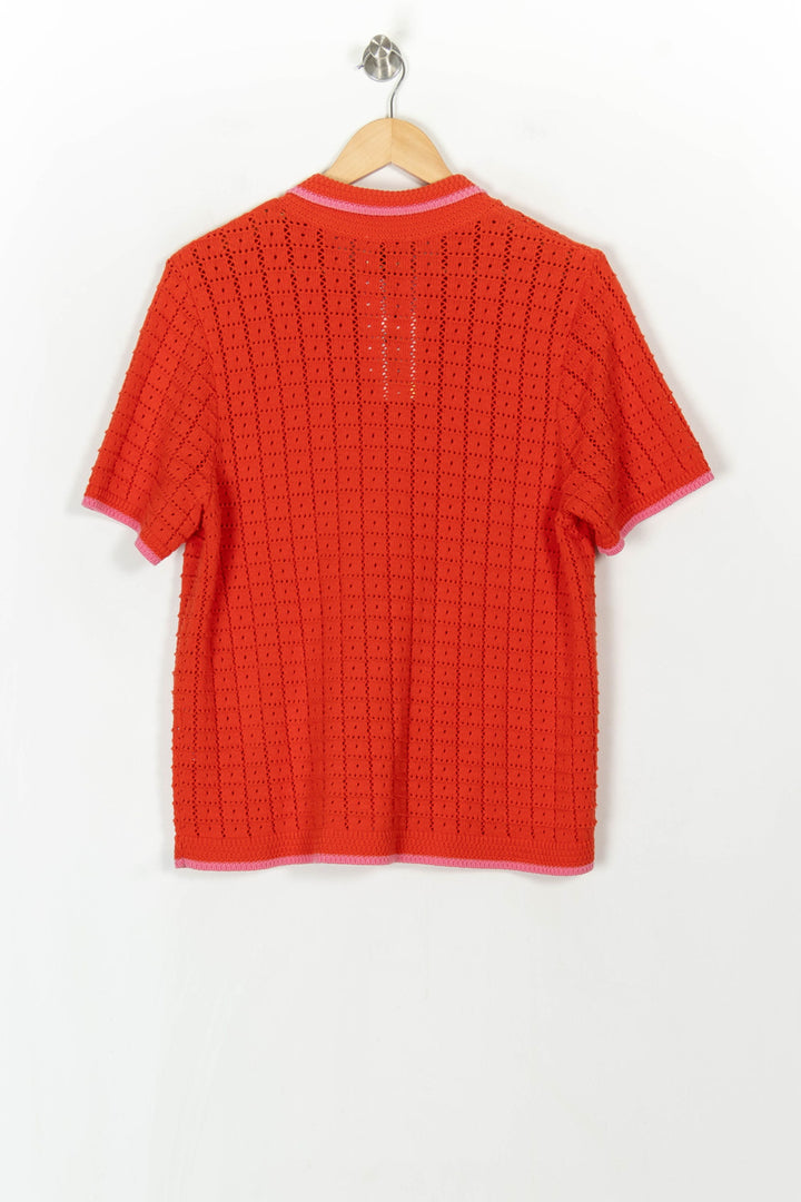 Gilet Rouge et Rose - Taille XL/42 de la marque Petite Mendigote | PARAD120132 - Vendu par Paradigme - Image 5