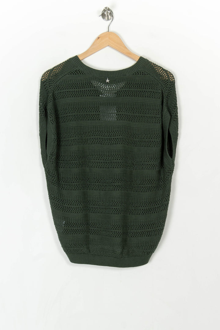 Pull Sans Manches Vert - Taille S/36 de la marque Sud express | PARAD120133 - Vendu par Paradigme - Image 5