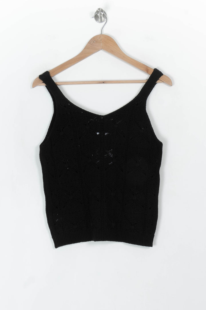 Débardeur Noir - Taille L/40 de la marque La Fée Maraboutée | PARAD120134 - Vendu par Paradigme - Image 5