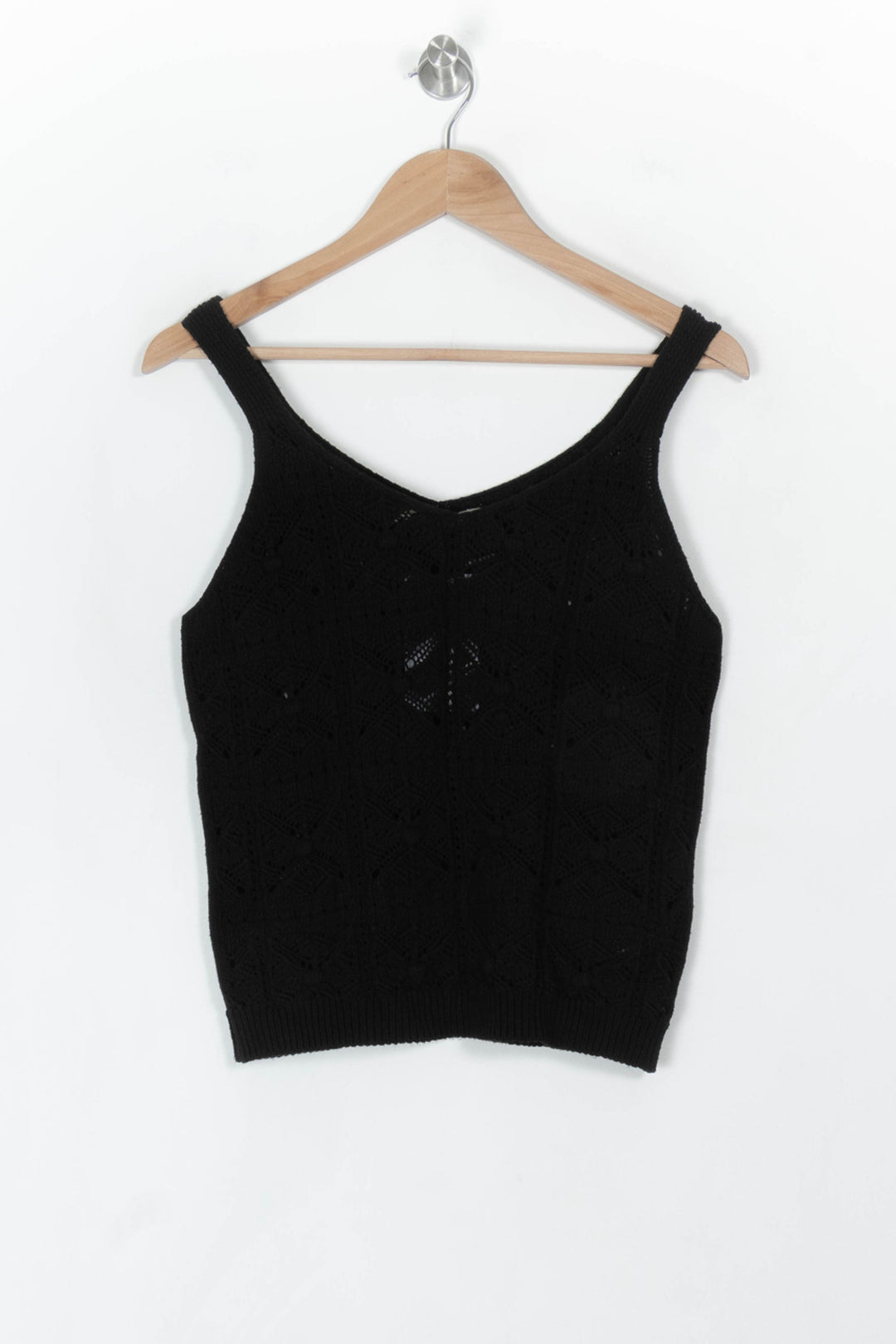 Débardeur Noir - Taille L/40 de la marque La Fée Maraboutée | PARAD120134 - Vendu par Paradigme - Image 2