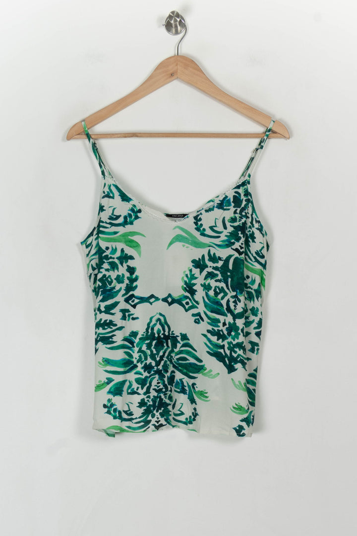 Débardeur Blanc et Vert - Taille M/38 de la marque One Step | PARAD120135 - Vendu par Paradigme - Image 2
