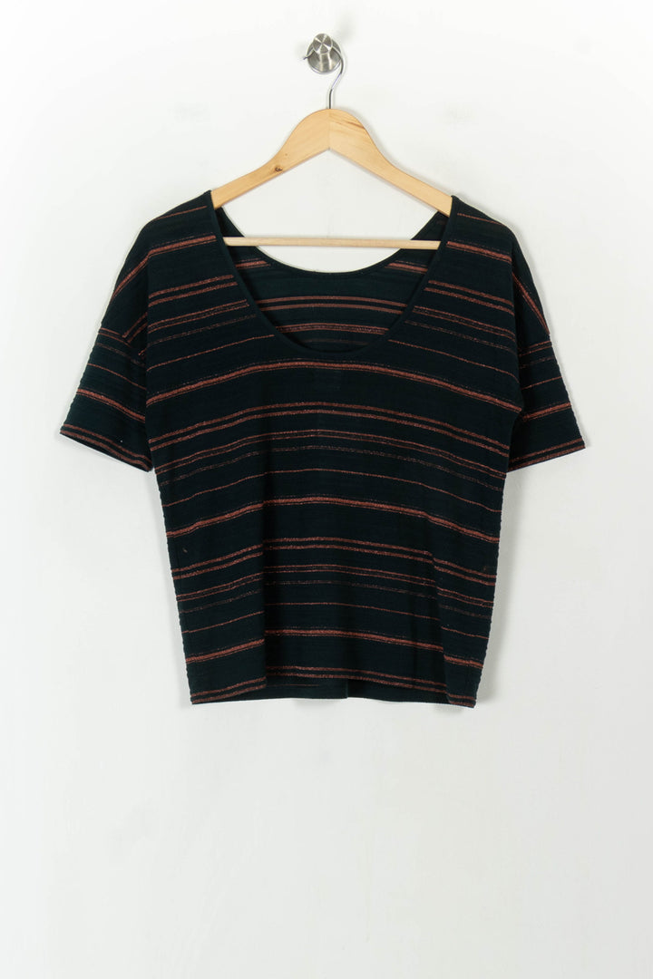 Tee-shirt Noir et Rouge - Taille S/36 de la marque Des petits hauts | PARAD120137 - Vendu par Paradigme - Image 5