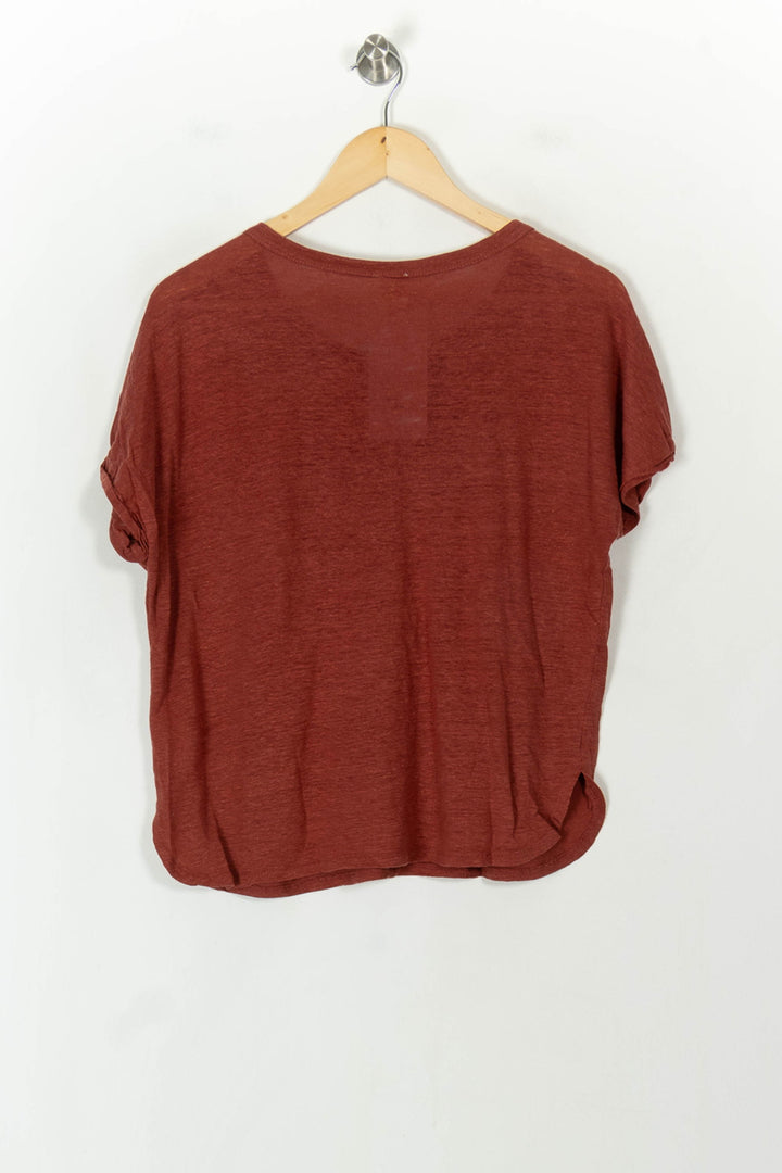 Tee-shirt Rouge - Taille S/36 de la marque Des petits hauts | PARAD120138 - Vendu par Paradigme - Image 5