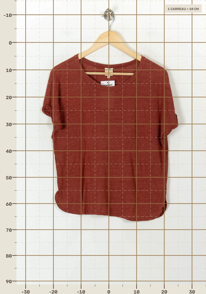 Tee-shirt Rouge - Taille S/36 de la marque Des petits hauts | PARAD120138 - Vendu par Paradigme - Image 4