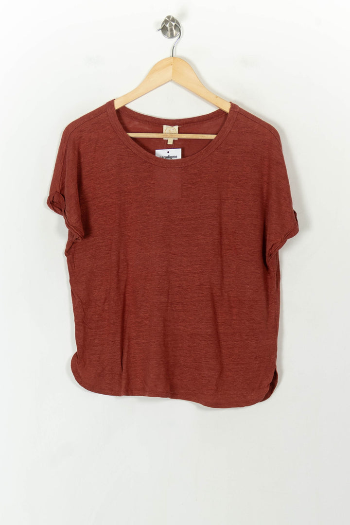 Tee-shirt Rouge - Taille S/36 de la marque Des petits hauts | PARAD120138 - Vendu par Paradigme - Image 2