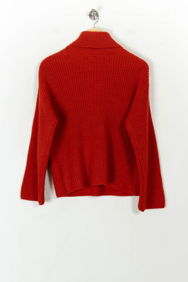 Pull Orange - Taille XS/34 de la marque La Fée Maraboutée | PARAD120142 - Vendu par Paradigme - Image 5