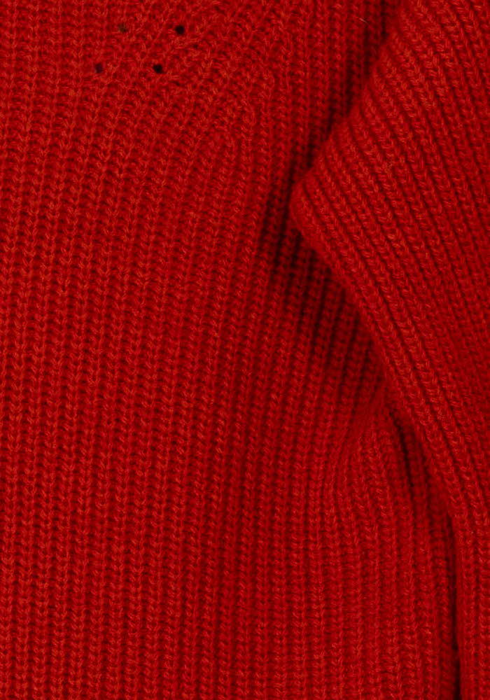 Pull Orange - Taille XS/34 de la marque La Fée Maraboutée | PARAD120142 - Vendu par Paradigme - Image 3