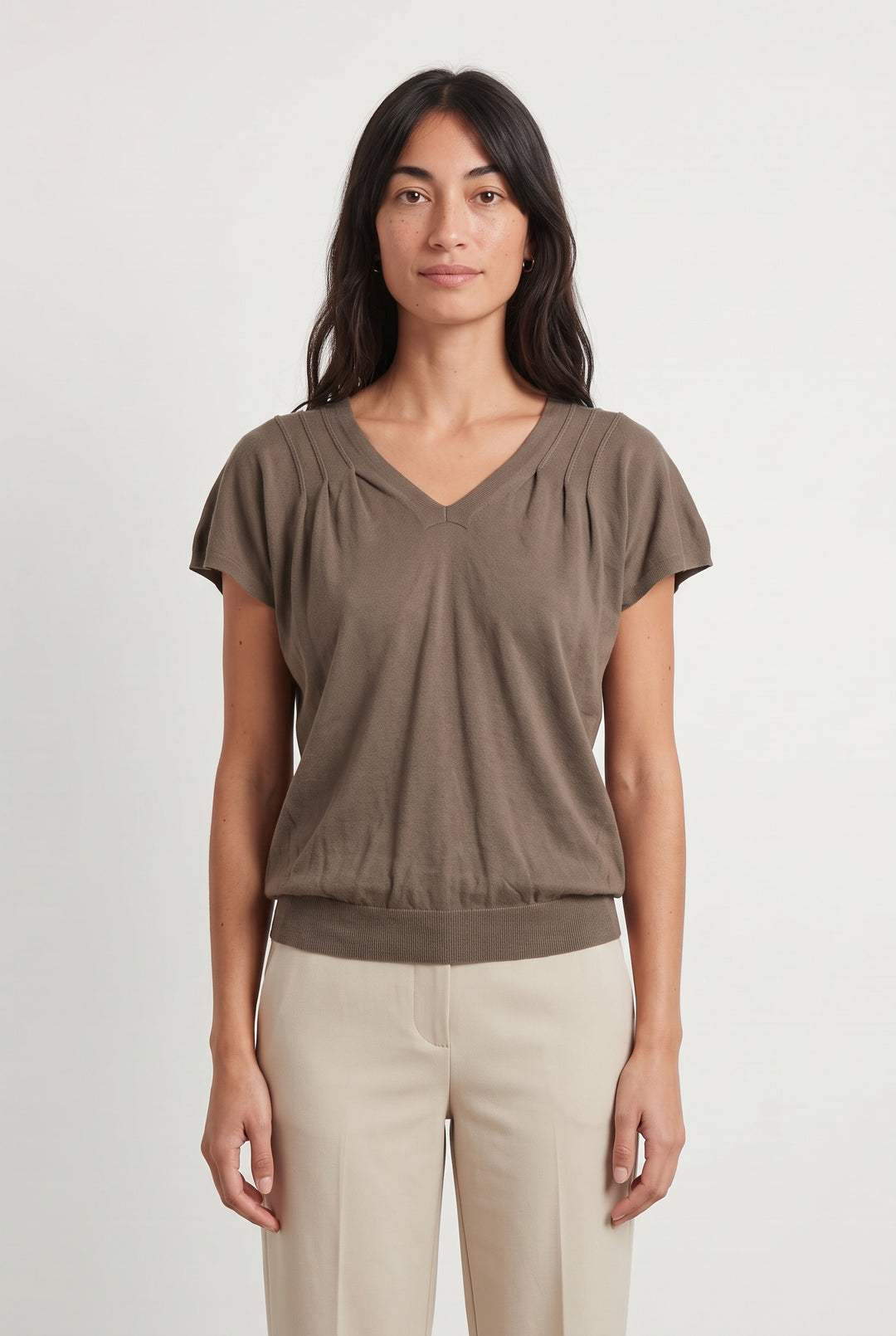 Pull Marron - Taille S/36 de la marque Comptoir des Cotonniers | PARAD120146 - Vendu par Paradigme - Image 1